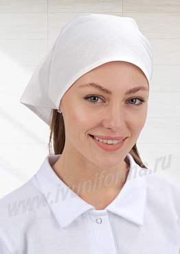 Косынка белая бязь ГОСТ арт. ГУ-12-53-БЗ