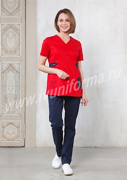 Костюм медицинский женский арт. М-02-104-СТР